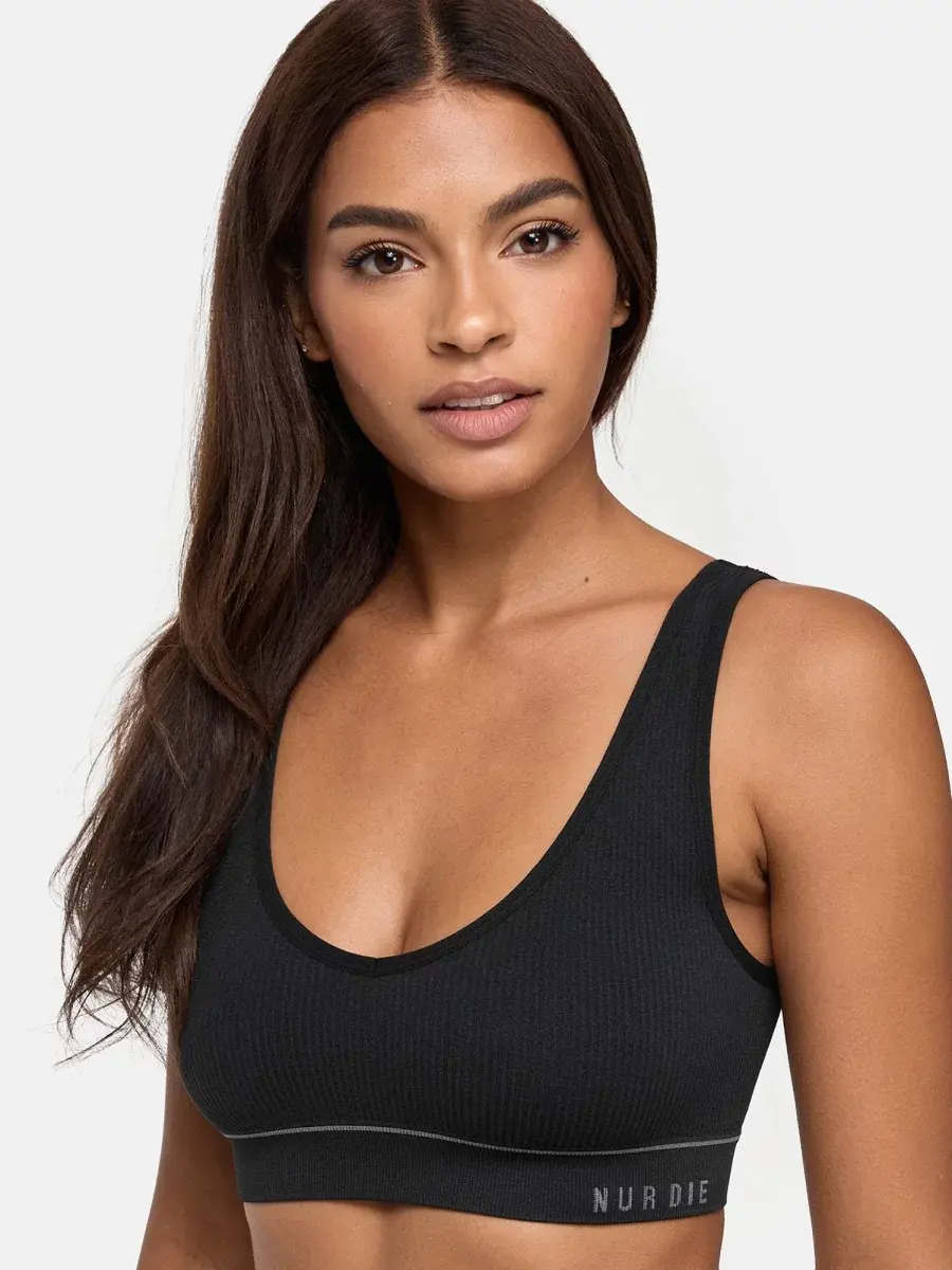 Nur Die Bustier 2-Pack Retro - schwarz - Größe 46-48 Vierteljährliche Förderung