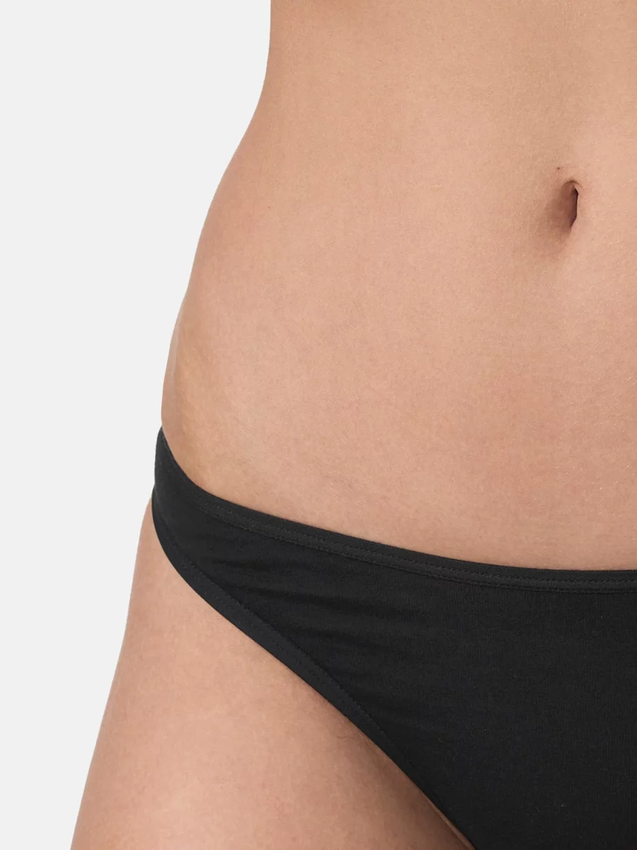 Nur Die String 5er Pack Basic - schwarz - Größe 44-46 Nur noch ein Tag übrig
