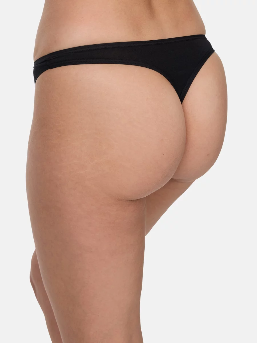Nur Die String 5er Pack Basic - schwarz - Größe 44-46 Nur noch ein Tag übrig