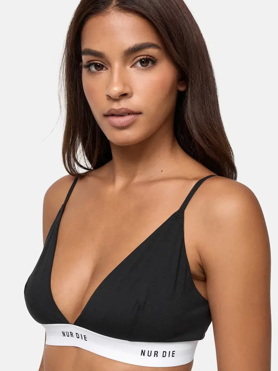 Nur Die Soft BH - schwarz - Größe 44-46 Begrenzt auf 3 Tage