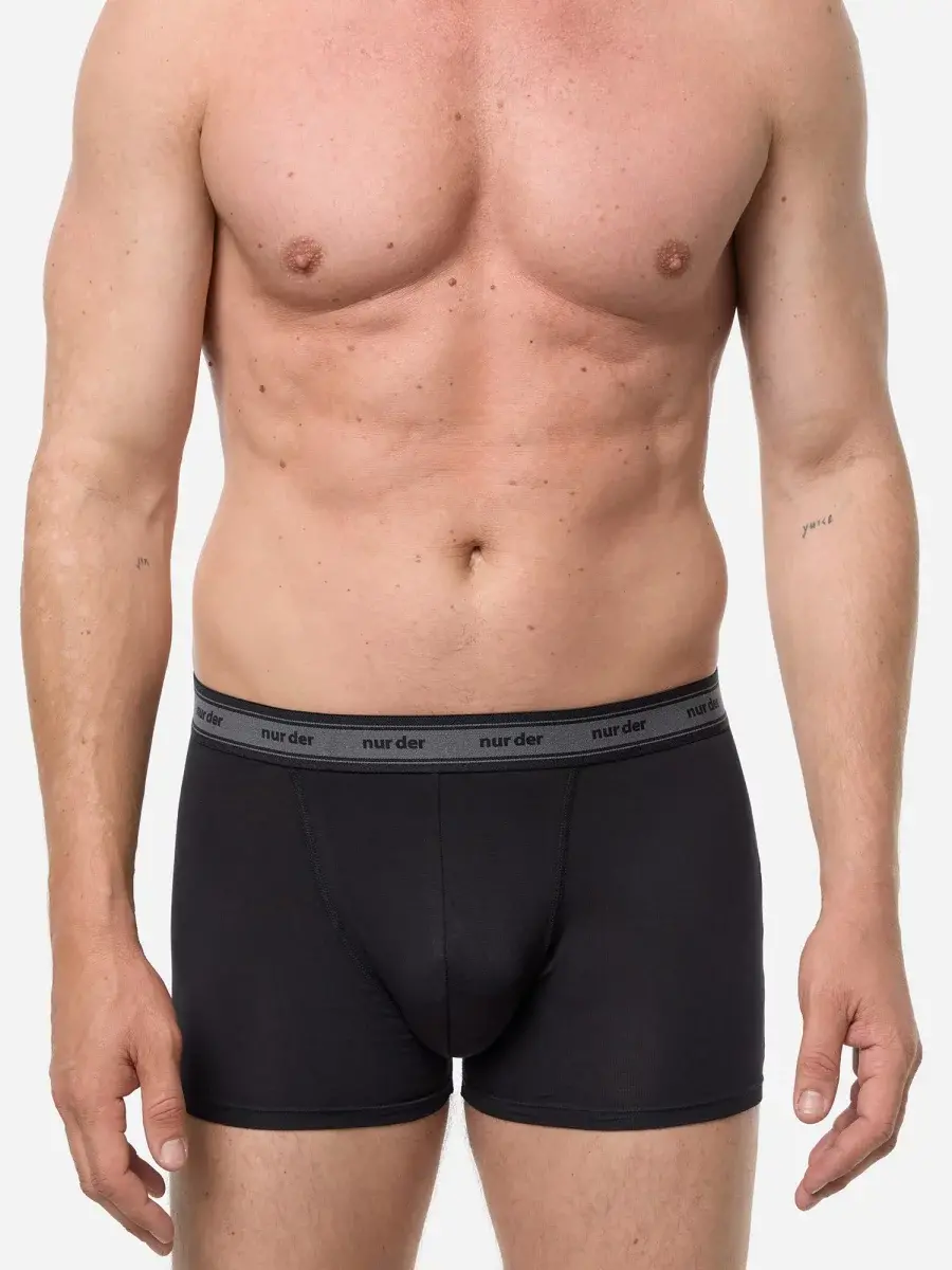 Nur Die Boxer Organic Cotton 2er Pack - schwarz - Größe 7 | XL | 54