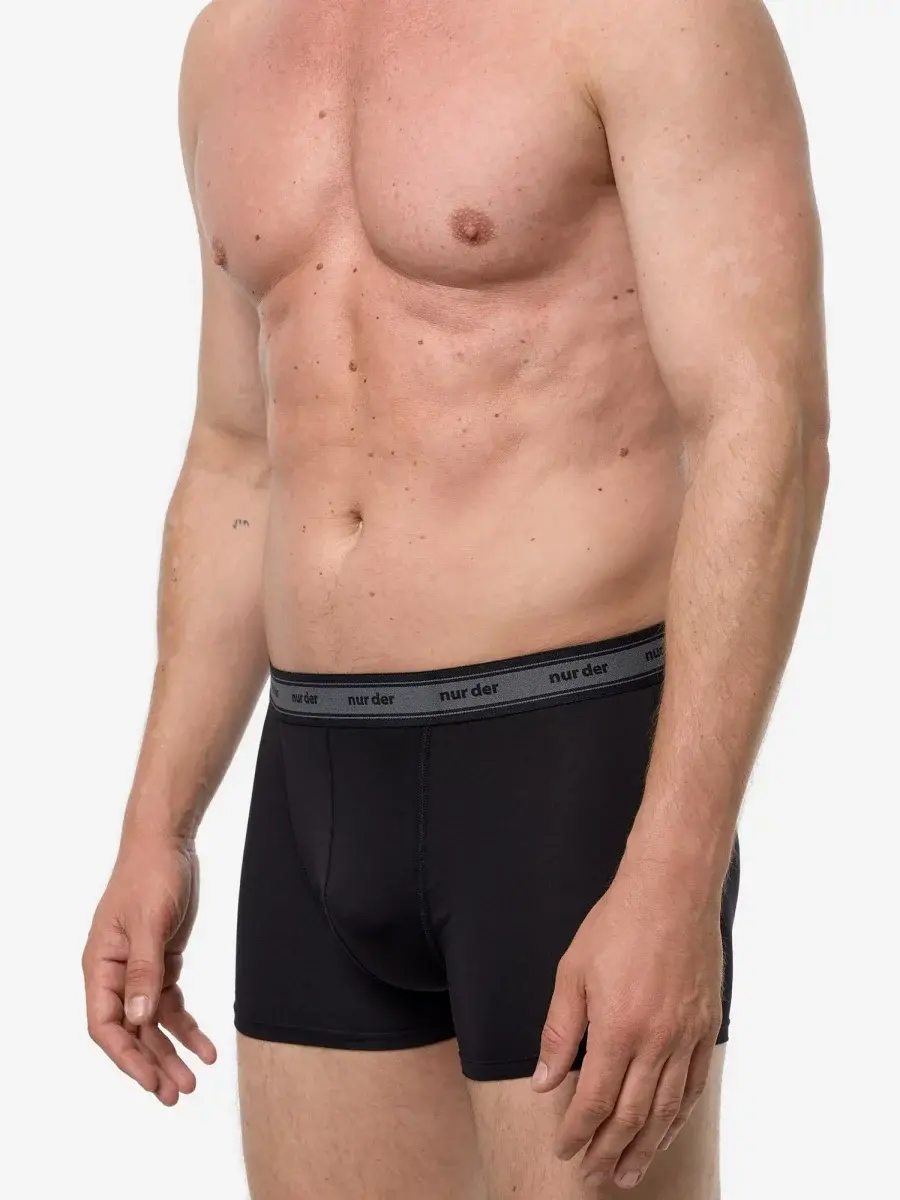Nur Die Boxer Organic Cotton 2er Pack - schwarz - Größe 7 | XL | 54 im Angebot