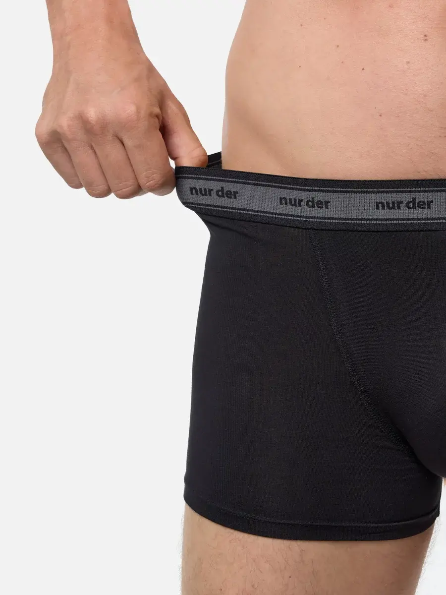 Nur Die Boxer Organic Cotton 2er Pack - schwarz - Größe 7 | XL | 54 im Angebot