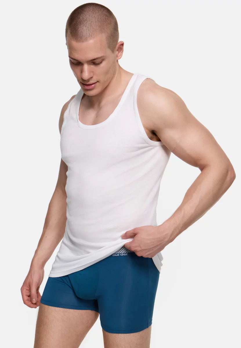 Nur Die Unterhemd 2-Pack - weiß - Größe 6 | L | 52 Kostenloser Versand