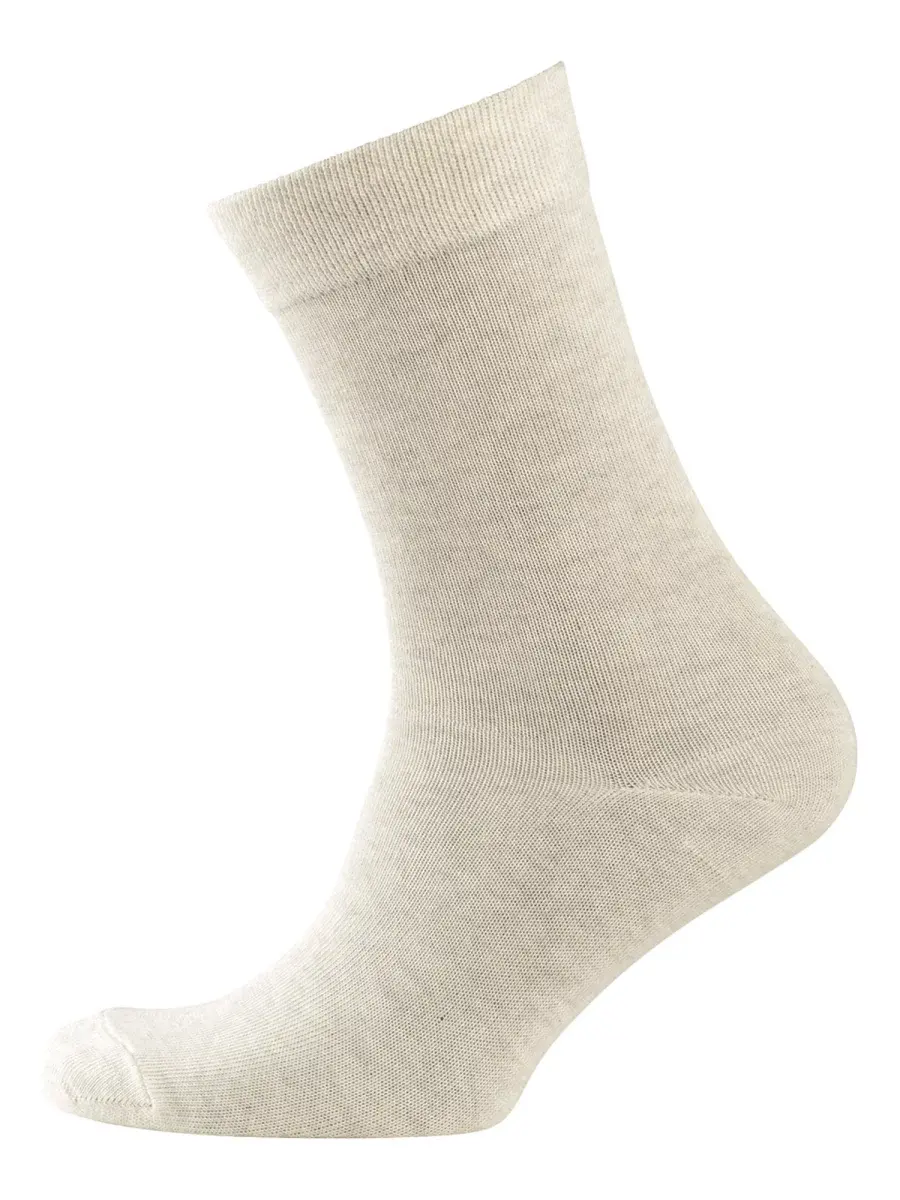 Nur Die Socken Ohne Gummi 3er Pack - beigemelange - Größe 43-46 Rabatt