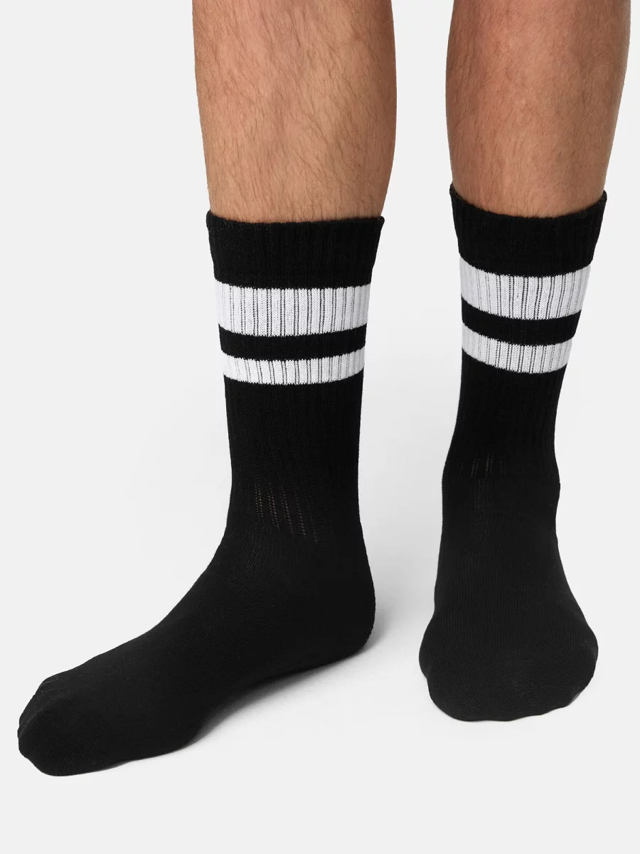 Nur Die Sport Socken 3er Pack - weiß/grau/schwarz - Größe 39-42 Weihnachtsangebot