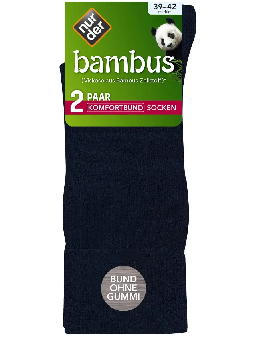 Nur Die 2-Pack Socke Bambus Komfort - maritim - Größe 39-42 Neueste Mode