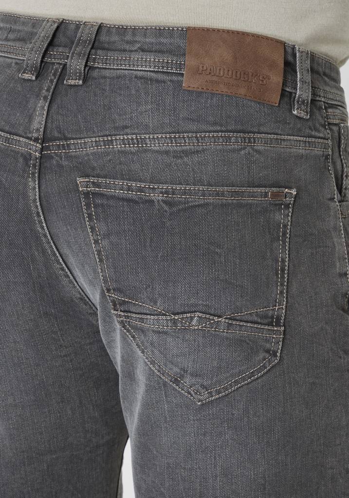 Paddocks BEN MOTION&COMFORT bequeme Passform - grey coated od brown used moustache Preisnachlass