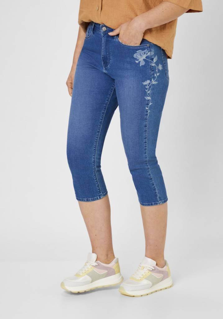 Paddocks PIA LIGHT DENIM schmale Passform - mid blue with using and Laser Top Angebot