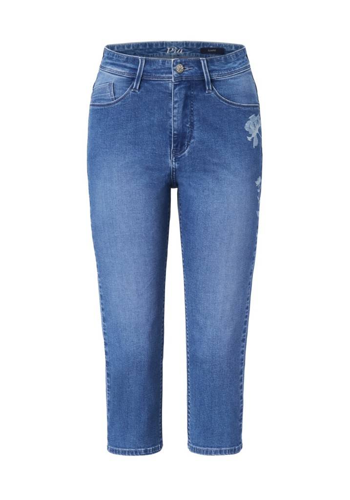 Paddocks PIA LIGHT DENIM schmale Passform - mid blue with using and Laser Top Angebot