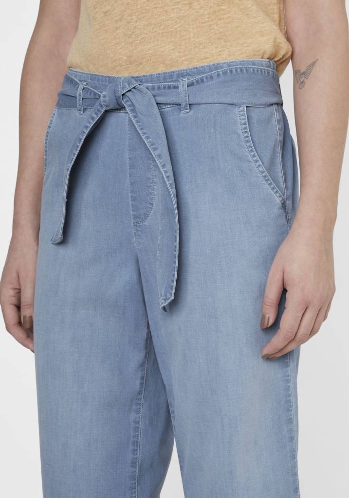 Paddocks Culotte LIGHT DENIM weite Passform - blue bleached used Online Outlet