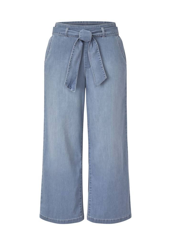 Paddocks Culotte LIGHT DENIM weite Passform - blue bleached used Online Outlet