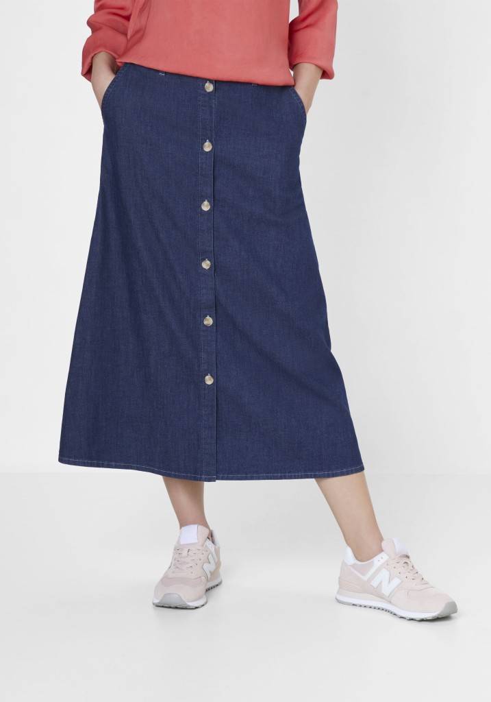Paddocks Denim Skirt Light Denim normale Passform - dark stone Zeitlich begrenztes Angebot