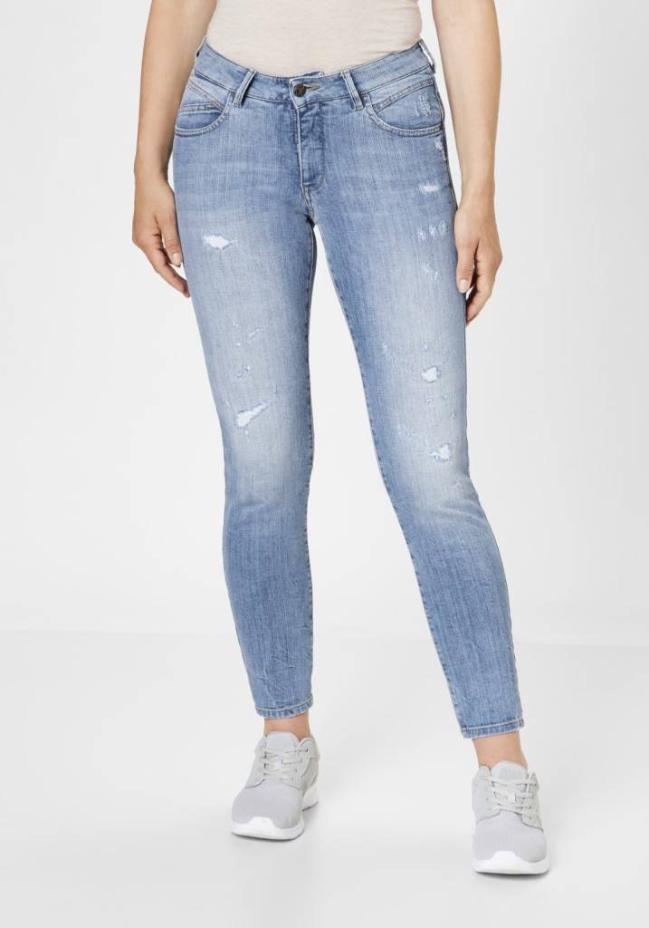 Paddocks LUCY Skinny fit - vintage blue with handwork and 3D pleats Räumungsverkauf