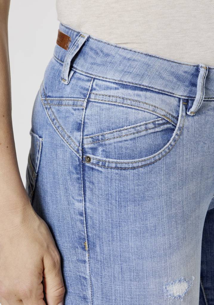 Paddocks LUCY Skinny fit - vintage blue with handwork and 3D pleats Räumungsverkauf