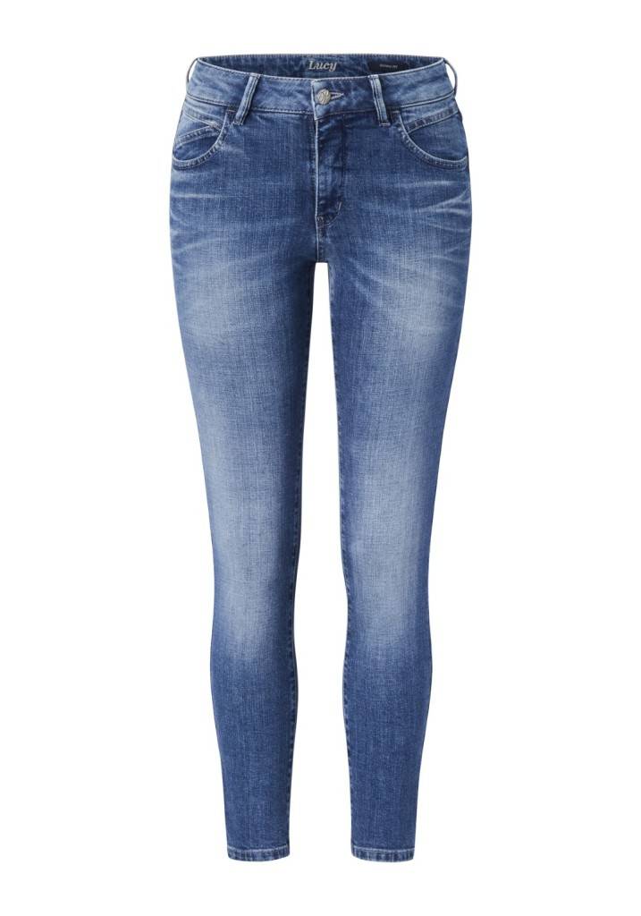 Paddocks LUCY MOTION&COMFORT schmale Passform - mid blue authentic wash Tägliche Deals