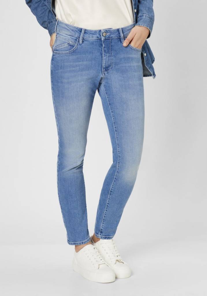 Paddocks LUCY Saddle Stitch MOTION&COMFORT Skinny fit - bleached blue with heavy handwork VIP-Rabatte