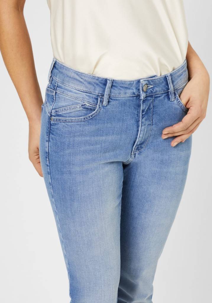 Paddocks LUCY Saddle Stitch MOTION&COMFORT Skinny fit - bleached blue with heavy handwork VIP-Rabatte