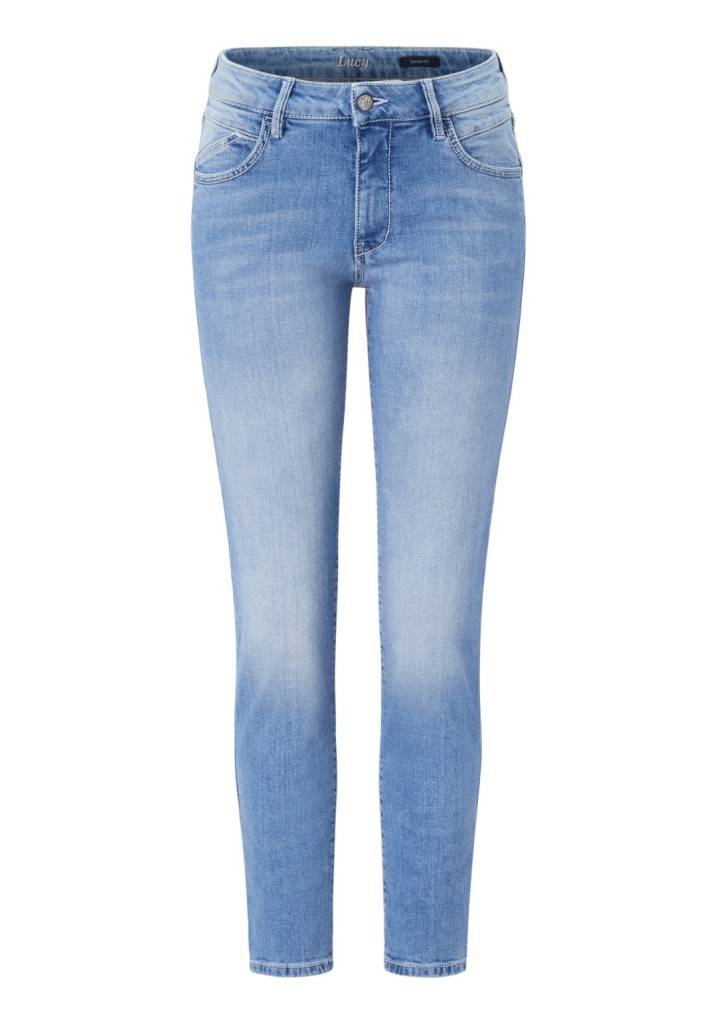 Paddocks LUCY Saddle Stitch MOTION&COMFORT Skinny fit - bleached blue with heavy handwork VIP-Rabatte