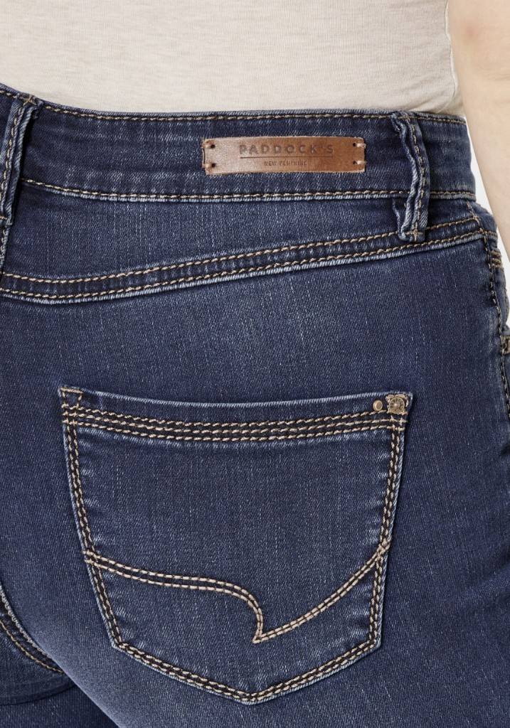 Paddocks PAT Saddle Stitch MOTION&COMFORT schmale Passform - blue black with moustache Vierteljährliche Förderung