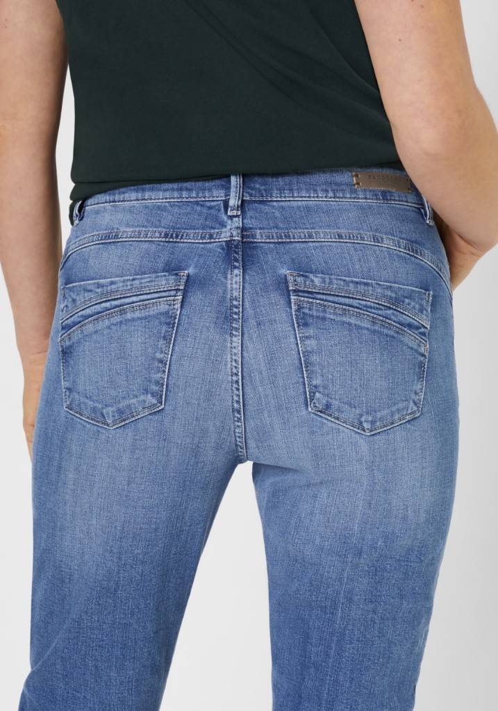 Paddocks PAT MOTION&COMFORT schmale Passform - light blue with handwork Discount Store für neue Produkte