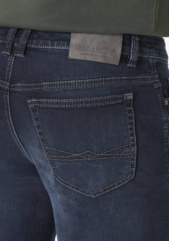 Paddocks PIPE Saddle Stitch MOTION&COMFORT schmale Passform - blue black used Clearance-Verkauf