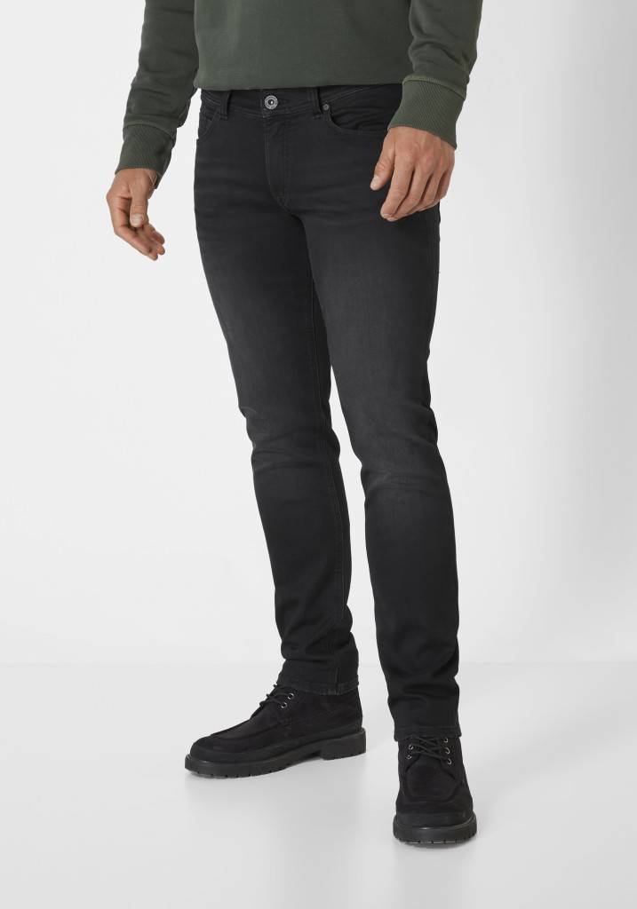 Paddocks DEAN MOTION&COMFORT JOGG DENIM schmale Passform - black black used moustache Speichern exportieren