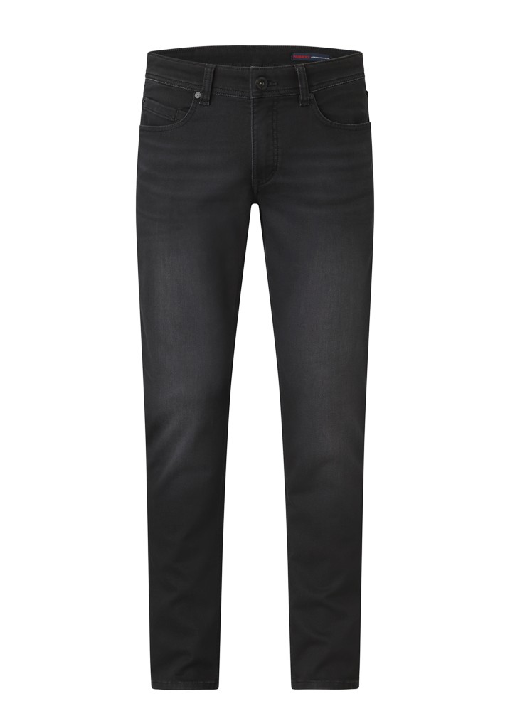 Paddocks DEAN MOTION&COMFORT JOGG DENIM schmale Passform - black black used moustache Speichern exportieren