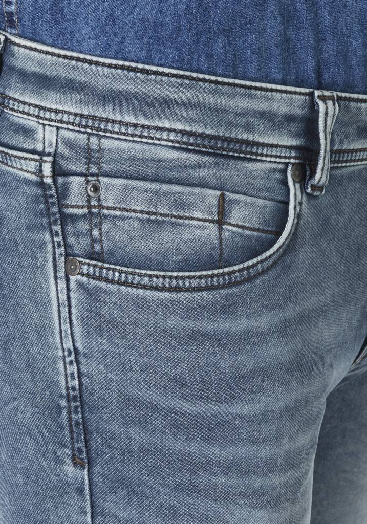 Paddocks DEAN MOTION&COMFORT JOGG DENIM schmale Passform - dark blue used moustache Im Verkauf