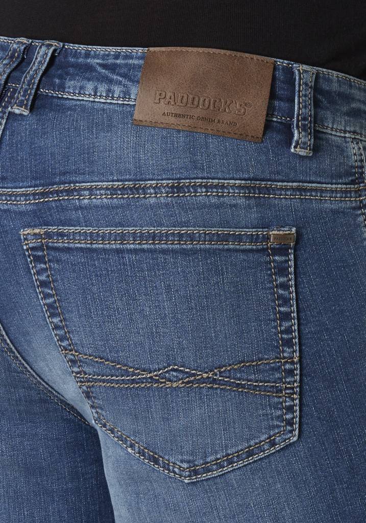 Paddocks PIPE Saddle Stitch MOTION&COMFORT schmale Passform - blue medium used 50% Rabatt für begrenzte Zeit
