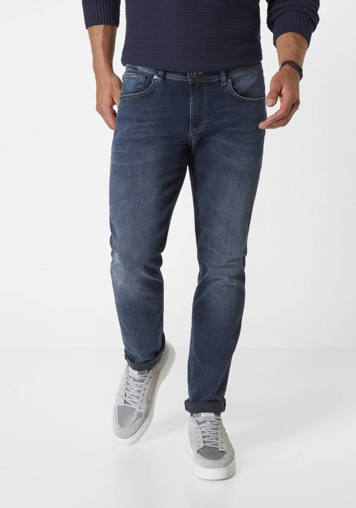 Paddocks DEAN MOTION&COMFORT schmale Passform - blue black used and moustache Online