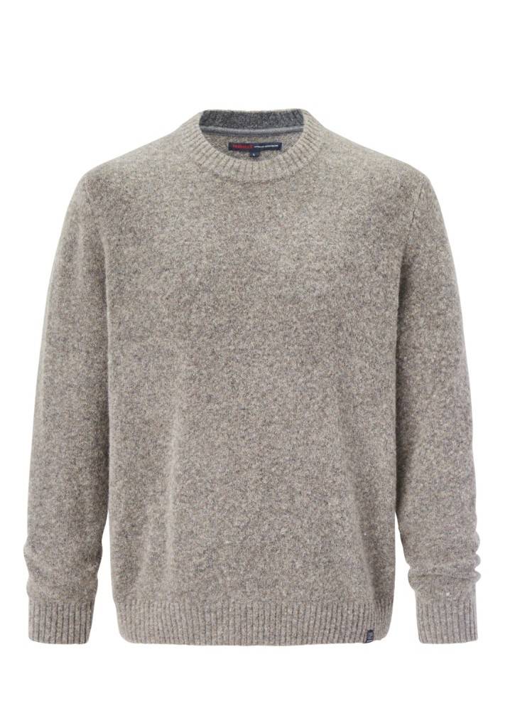 Paddocks Wool round neck normale Passform - taupe Fabrikpreis