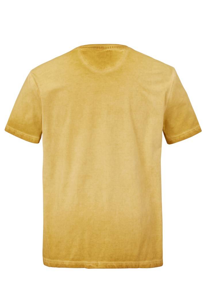 Paddocks Round neck short sleeve normale Passform - gold Günstig kaufen