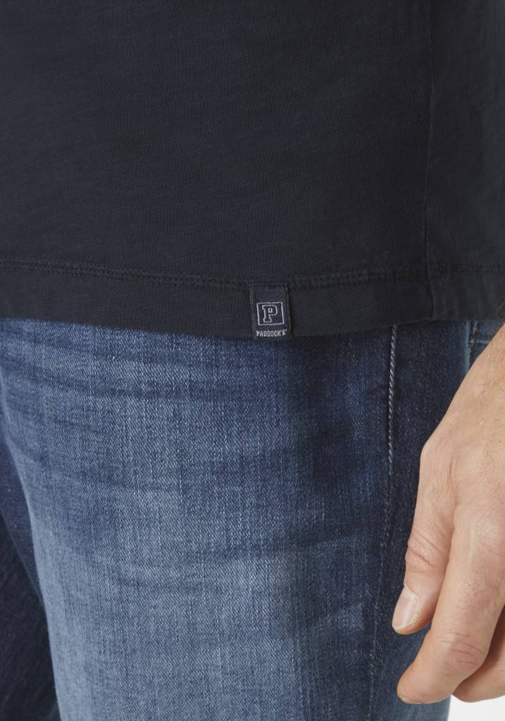 Paddocks Short sleeve roundneck shirt normale Passform - dark navy Versandkostenfrei