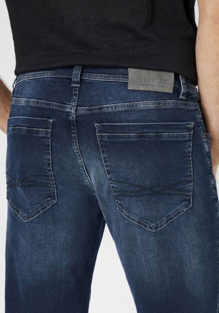 Paddocks DEAN MOTION&COMFORT schmale Passform - vintage blue black wash Exklusive Angebote
