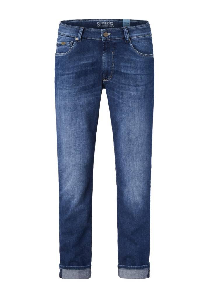 Paddocks DUKE Lefthand Light Blue schmale Passform - dark blue stone moustache Letzter Tag