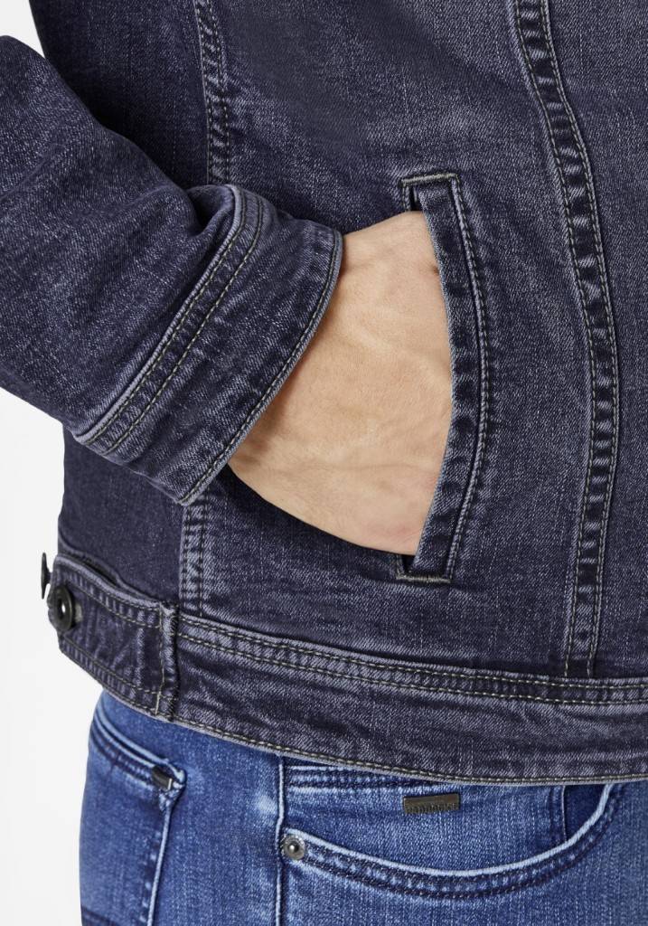 Paddocks Denim Jacket normale Passform - blue/black 50% Rabatt mit kostenlosem Versand