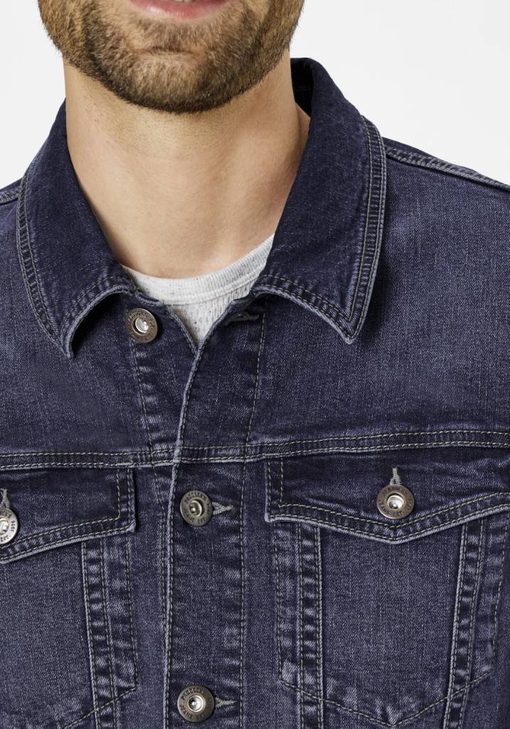 Paddocks Denim Jacket normale Passform - blue/black 50% Rabatt mit kostenlosem Versand