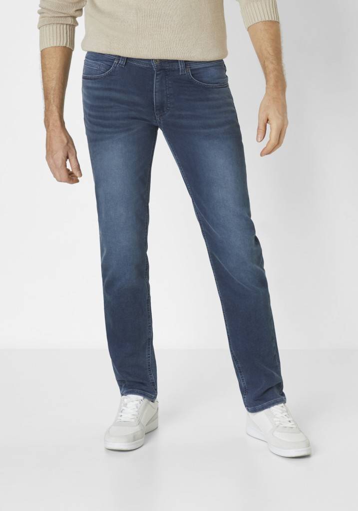 Paddocks DEAN MOTION&COMFORT JOGG DENIM schmale Passform - blue grey used moustache Outlet