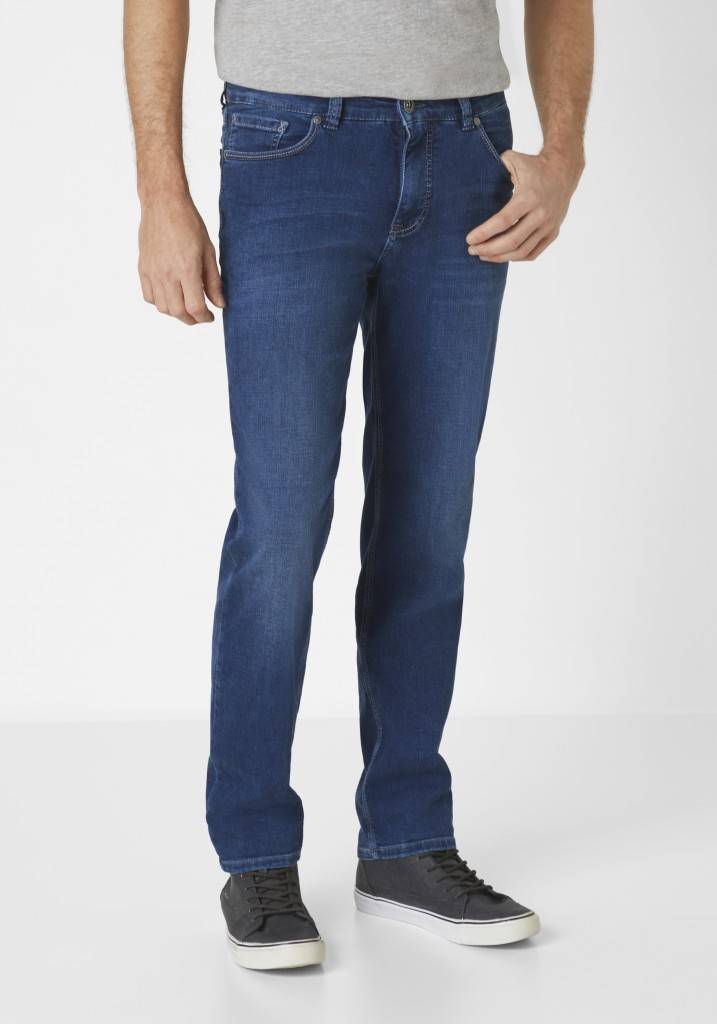 Paddocks PIPE MOTION&COMFORT schmale Passform - medium blue od blue used moustache Angebote