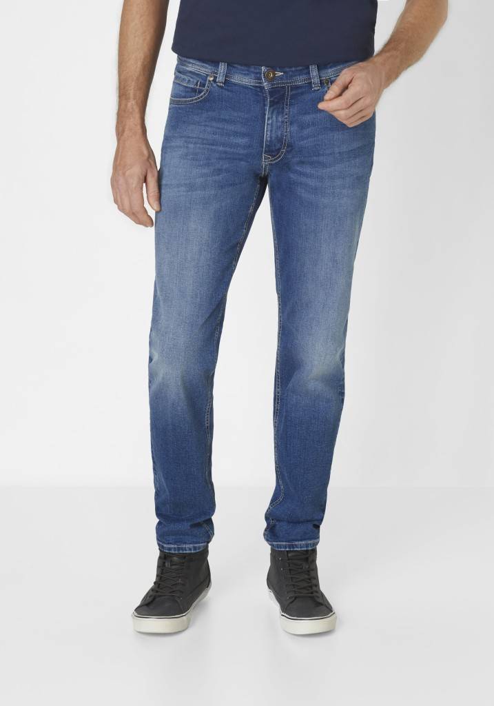 Paddocks DEAN MOTION&COMFORT schmale Passform - medium blue used moustache im Angebot