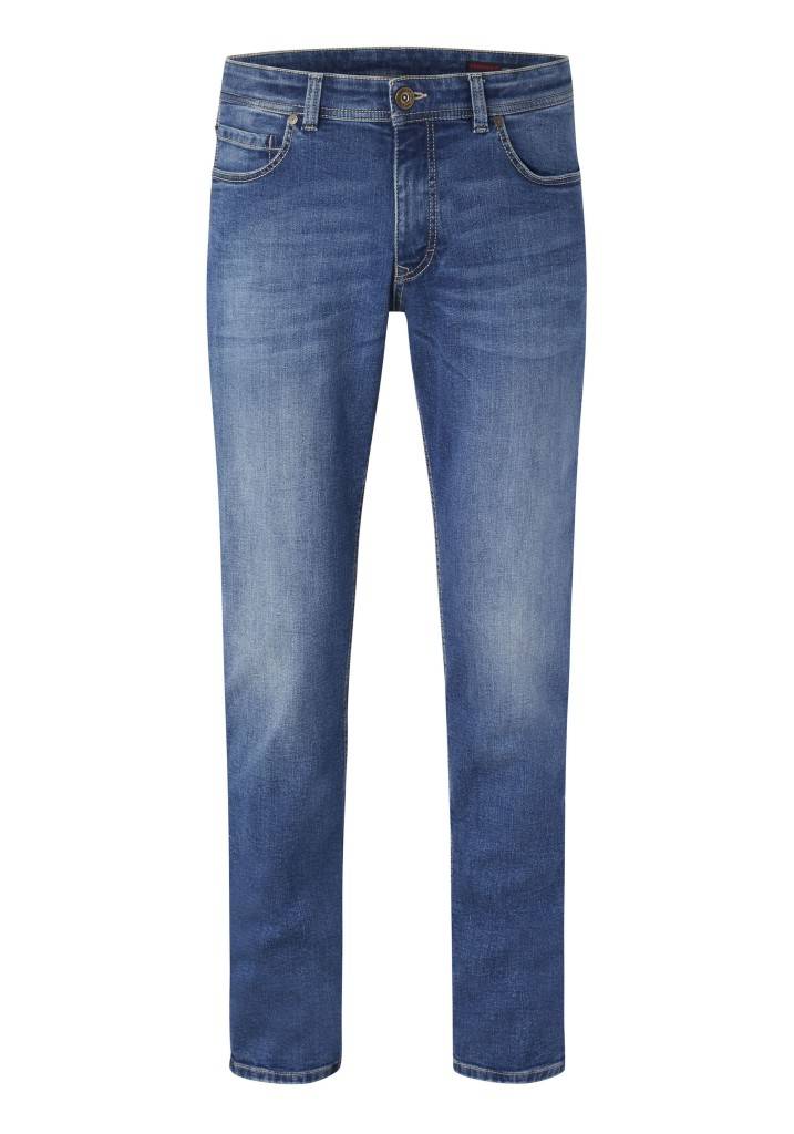 Paddocks DEAN MOTION&COMFORT schmale Passform - medium blue used moustache im Angebot