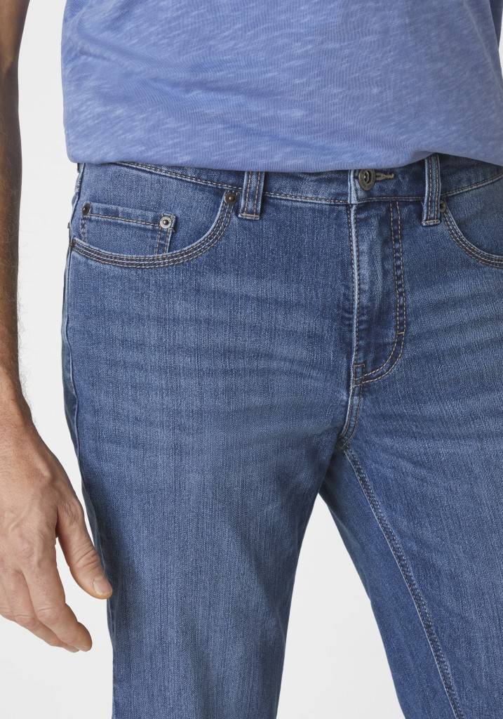 Paddocks PIPE MOTION&COMFORT schmale Passform - medium blue used moustache Günstiger Verkauf