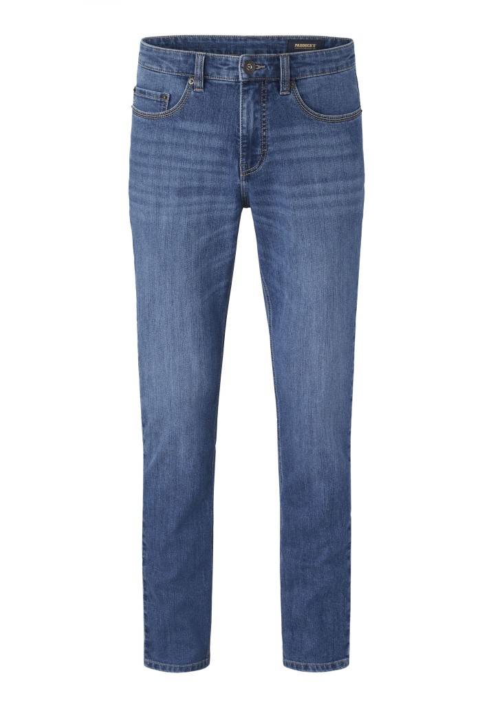 Paddocks PIPE MOTION&COMFORT schmale Passform - medium blue used moustache Günstiger Verkauf