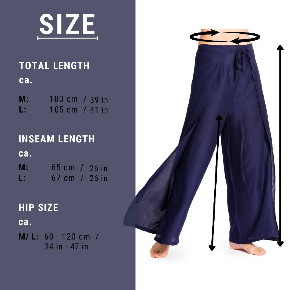 Panasiam Wickelhose einfarbig Online Outlet