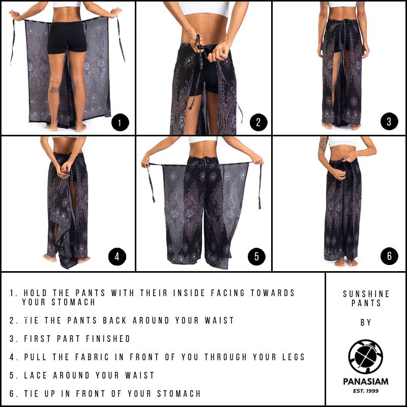Panasiam Wickelhose einfarbig Online Outlet