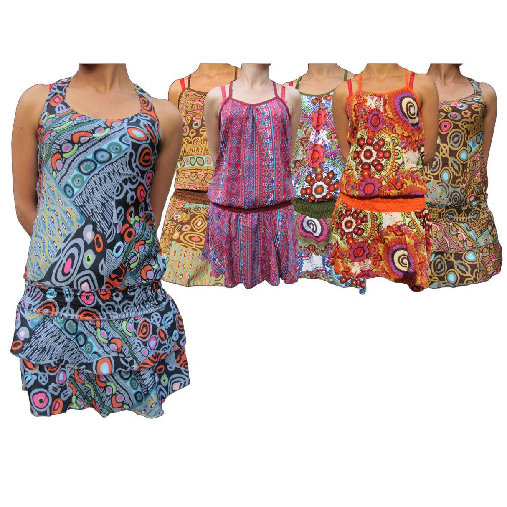 Panasiam Kleid Farbenfroh Exklusive Angebote