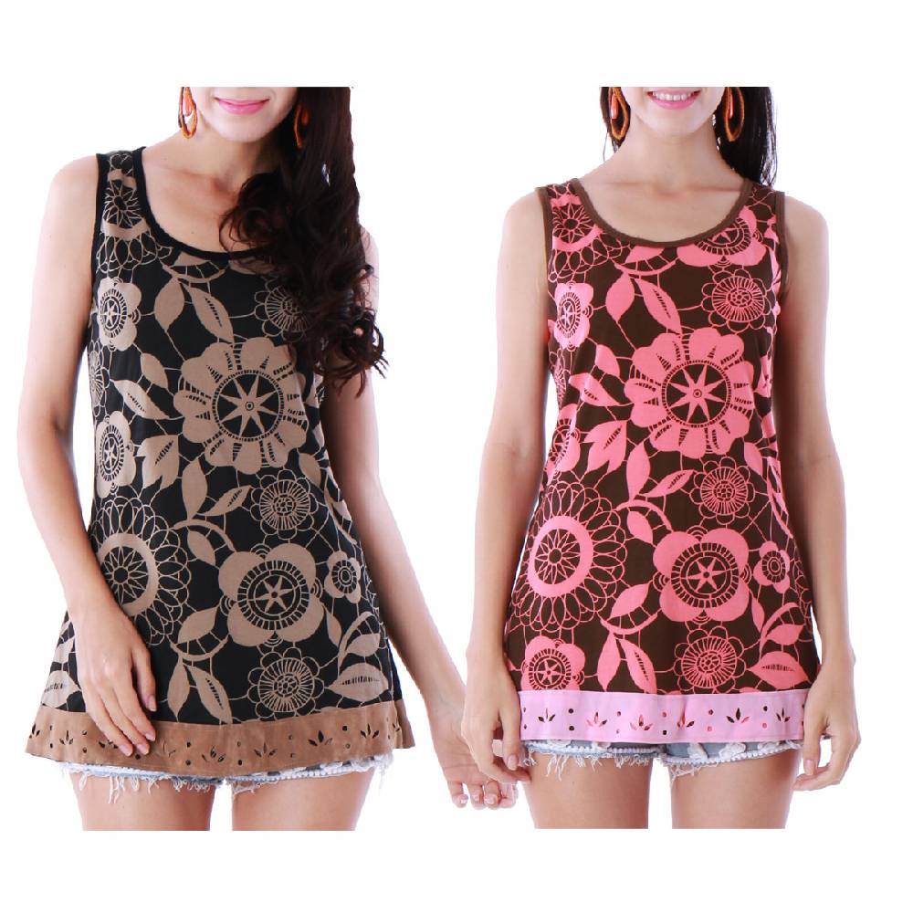 Panasiam Tunika Blumen Blitzangebot