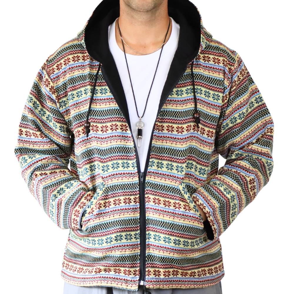Panasiam Jacke Webmuster Ethno Räumungsverkauf