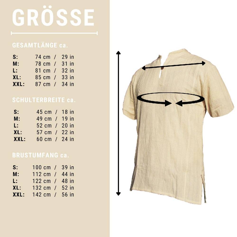 Panasiam Fischerhemd Klassik | Kurzarm Sonderangebot der Fabrik